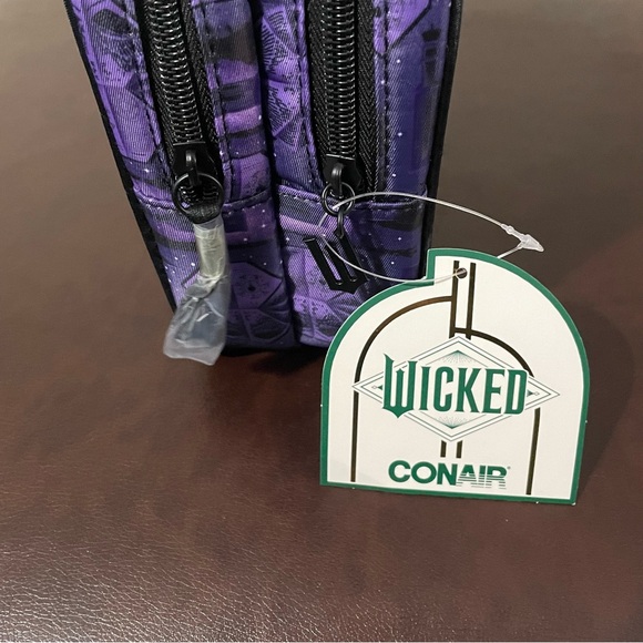 Wicked Purple Double Zip Organizer - Makeup Bag, Travel Cosmetic Bag - Picture 9 of 10